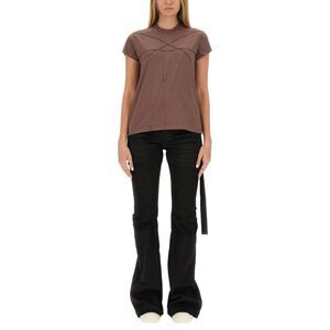 DRKSHDW Women's Seamed T-Shirt Women BROWN T-Shirts & Tops